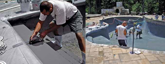 pool plastering
