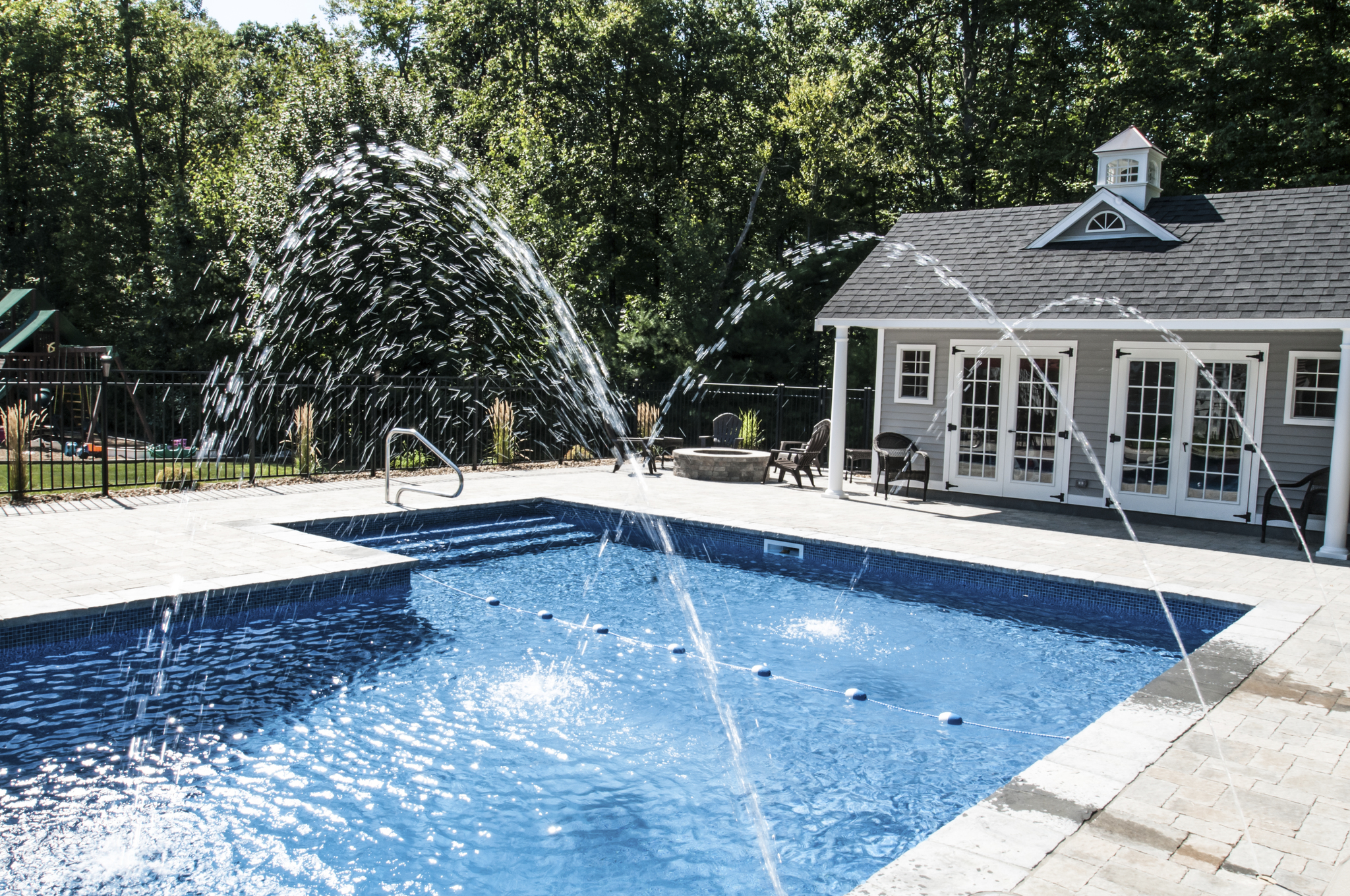 Deck Jets for Pool Patio