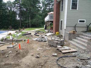 Paver installation prep process