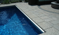 Automatic Pool Cover Coping