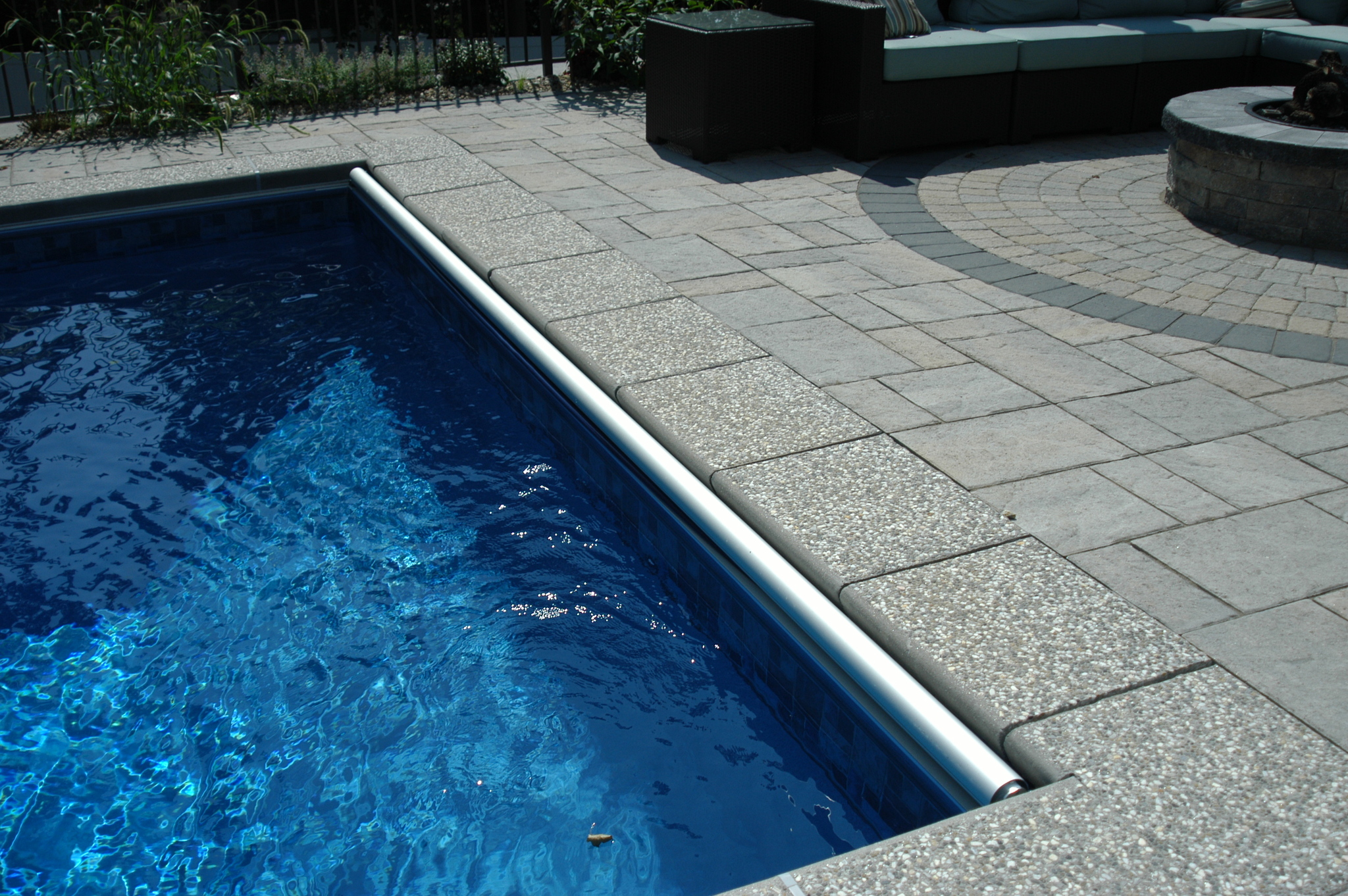 Automatic Pool Cover Paver Coping Options «
