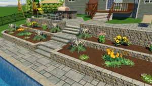 3d retaining wall