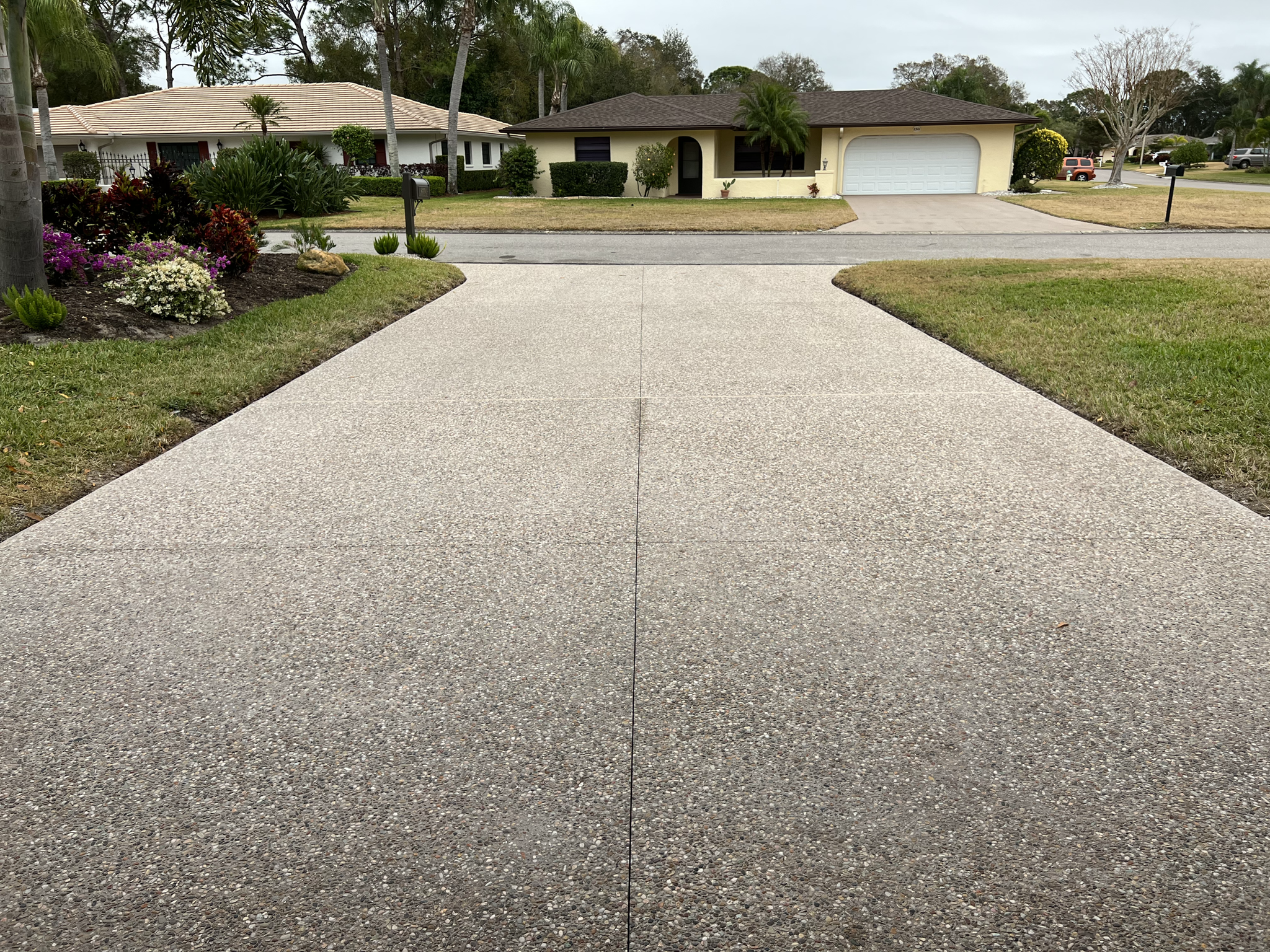 Exposed Aggregate Driveway