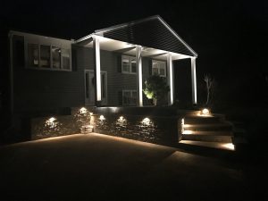 Outdoor lighting in Hardscape