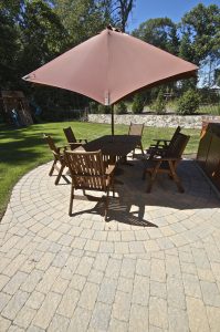 Circular Paver Pattern