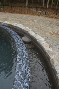 Natural stone coping