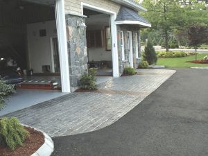 London cobble stamped concrete