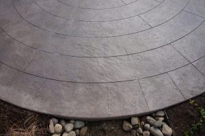 Stamped concrete