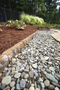 River Rock in hardscaping 