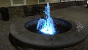Elegant Lighting Fountain