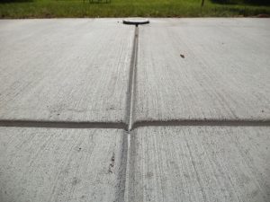 Brushed concrete