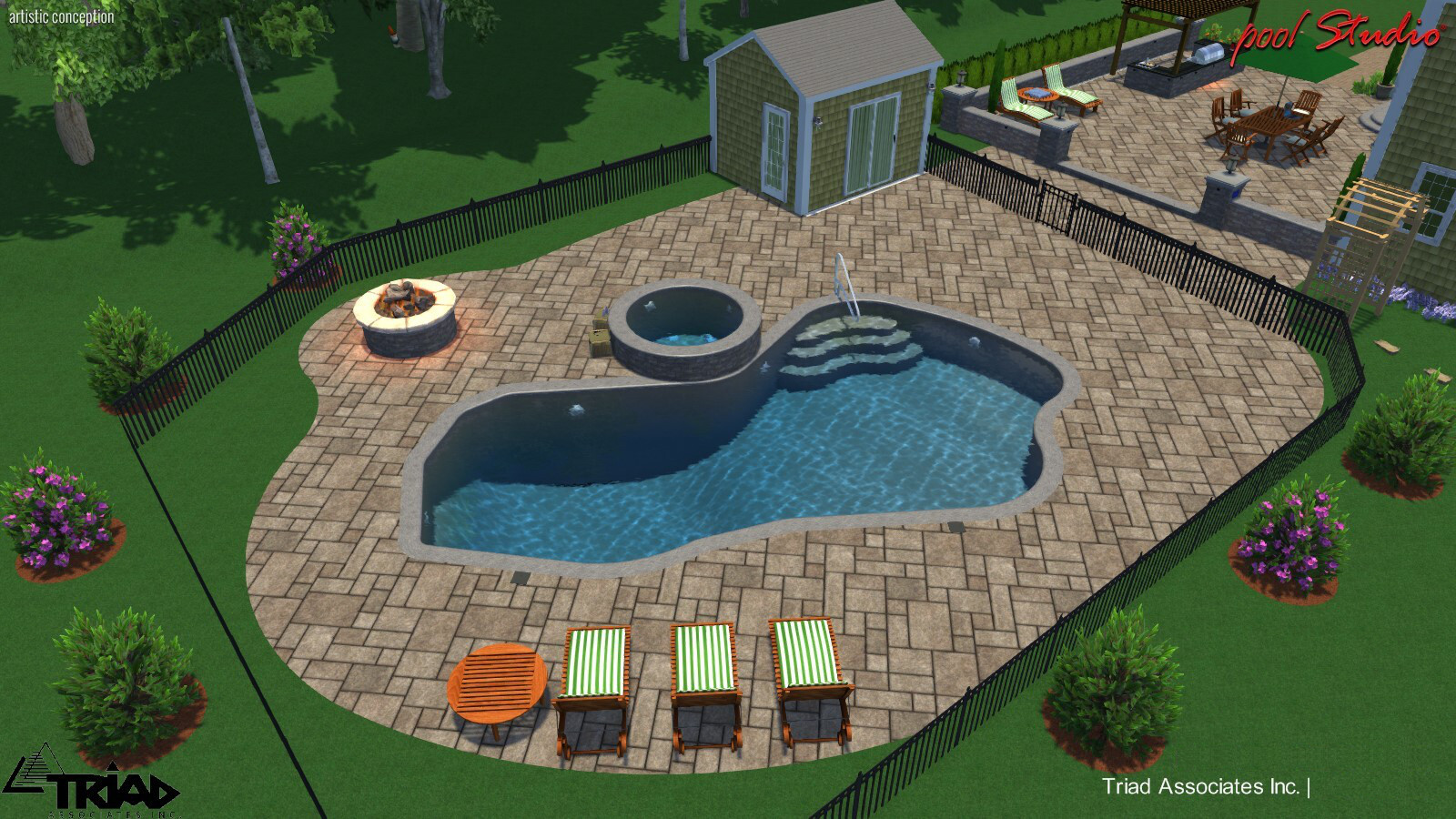 Pool Patio 3D