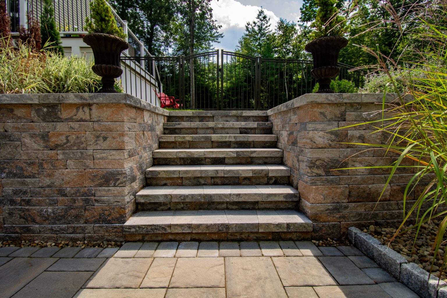 Stunning TechoBloc Steps for your hardscape needs