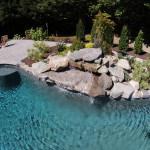 Natural Stone Waterfall - Triad Associates