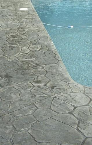 Stamped Concrete Pool Patio