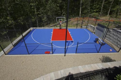 Outdoor Living Basketball Court
