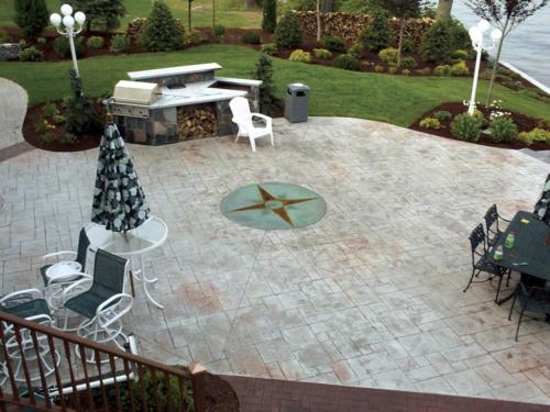 Stamped Concrete Driveway