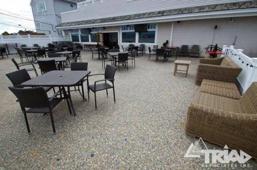 Commercial Exposed Aggregate Patio