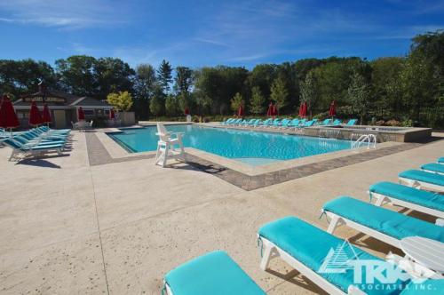 Commercial Pool Patio with Pavers