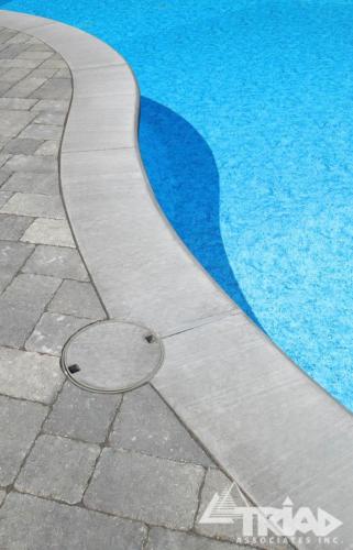 Pool-Coping and Skimmer