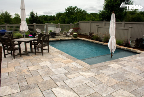 Natural Stone Pool Deck