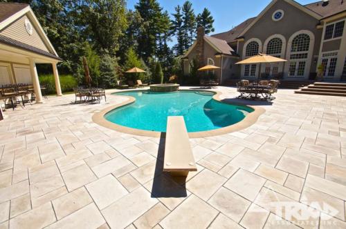 Paver Pool Deck