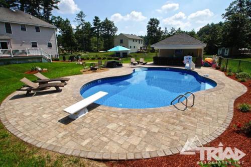 Paver Pool Deck