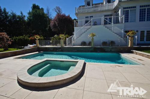 Paver Pool Deck and Hot Tub