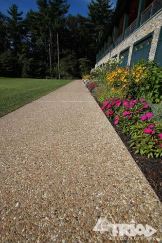 Exposed Aggregare Walkway