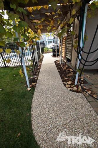 Exposed Aggregate Walkway