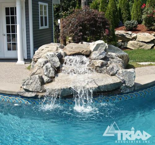 Pool Waterfall Water Feature