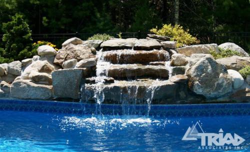 Pool Waterfall Water Feature