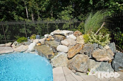 Pool Waterfall Water Feature