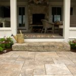 Silver Travertine Walkway - Triad Associates